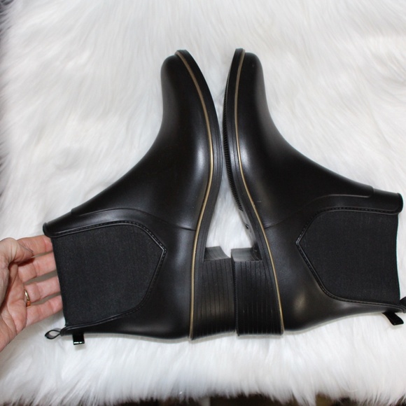 Kate Spade New York, Sedgwick Chelsea Ankle Rain rubber boots with bow - Picture 4 of 12